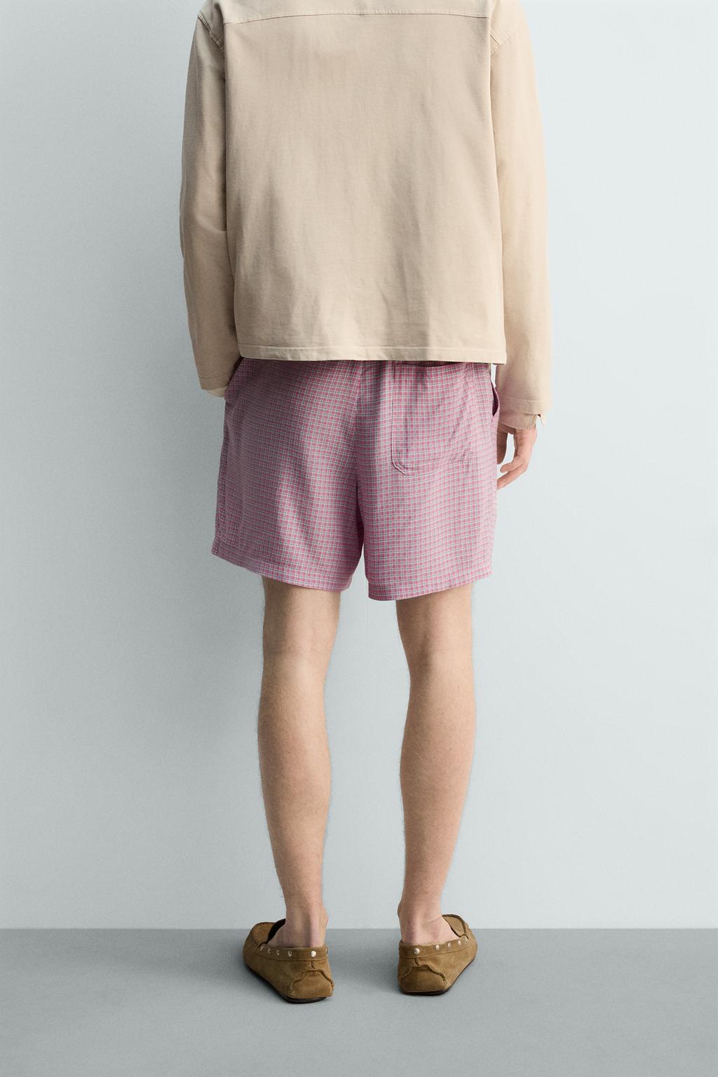 СВОБОДНЫЕ ШОРТЫ-БЕРМУДЫ В КЛЕТКУ - LIMITED EDITION