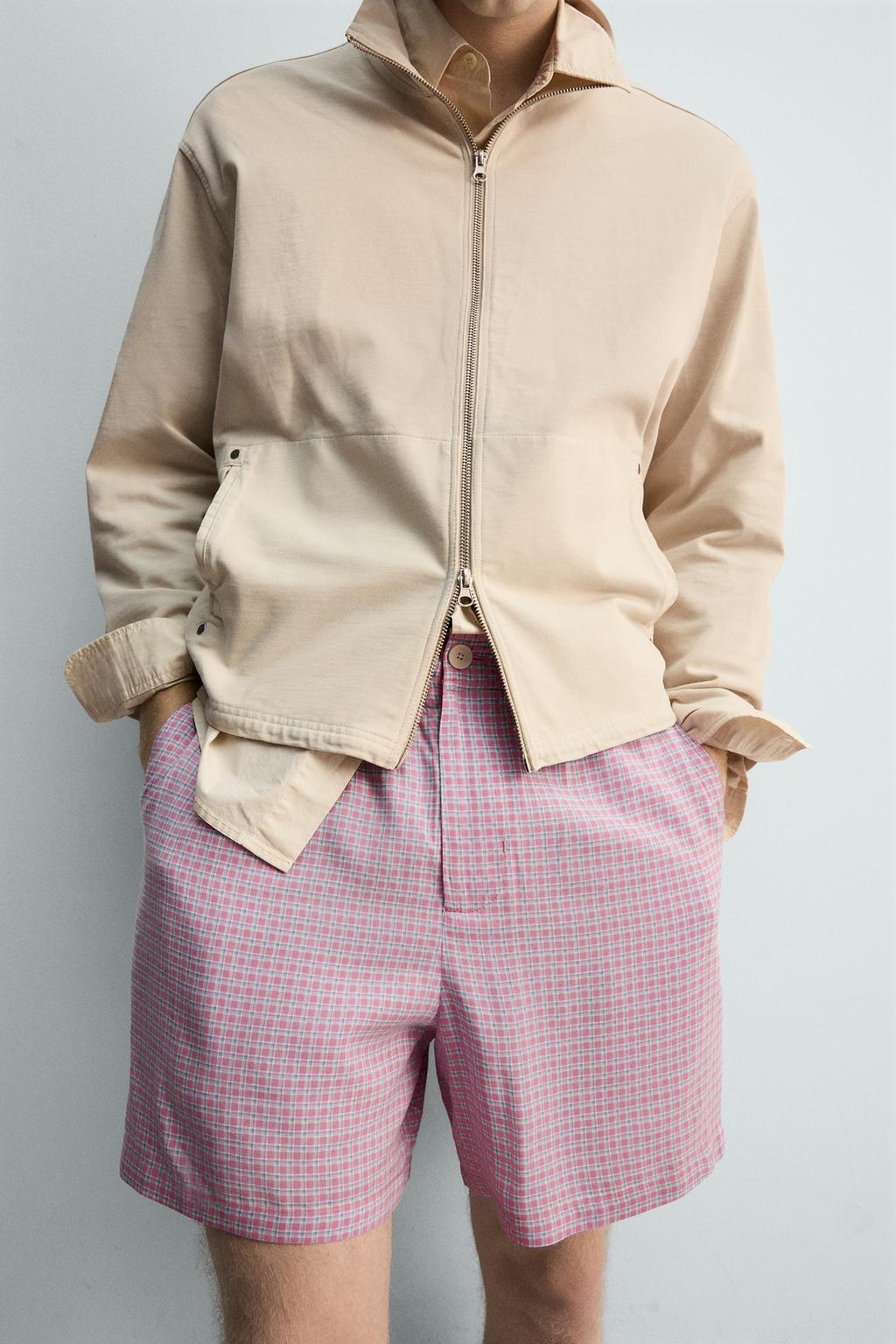 СВОБОДНЫЕ ШОРТЫ-БЕРМУДЫ В КЛЕТКУ - LIMITED EDITION