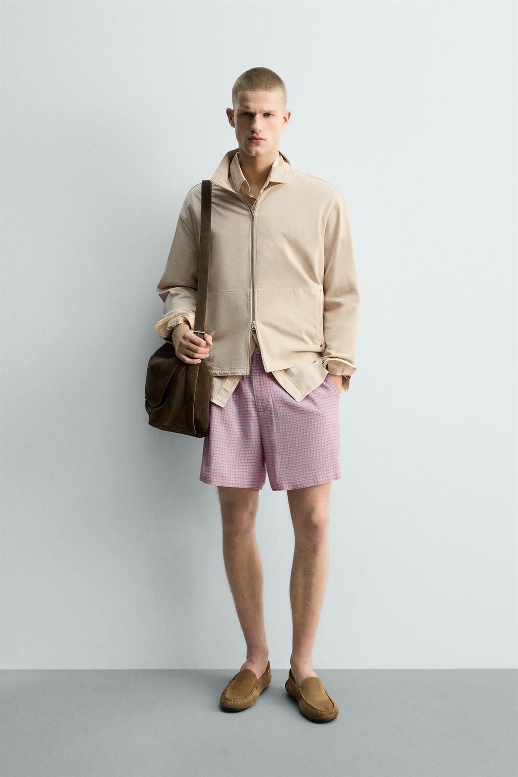 СВОБОДНЫЕ ШОРТЫ-БЕРМУДЫ В КЛЕТКУ - LIMITED EDITION