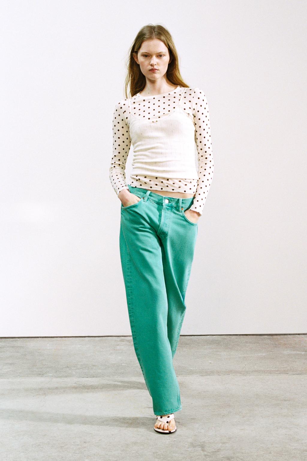 МАЙКА ИЗ АЖУРНОГО ТРИКОТАЖА НА БРЕТЕЛЯХ