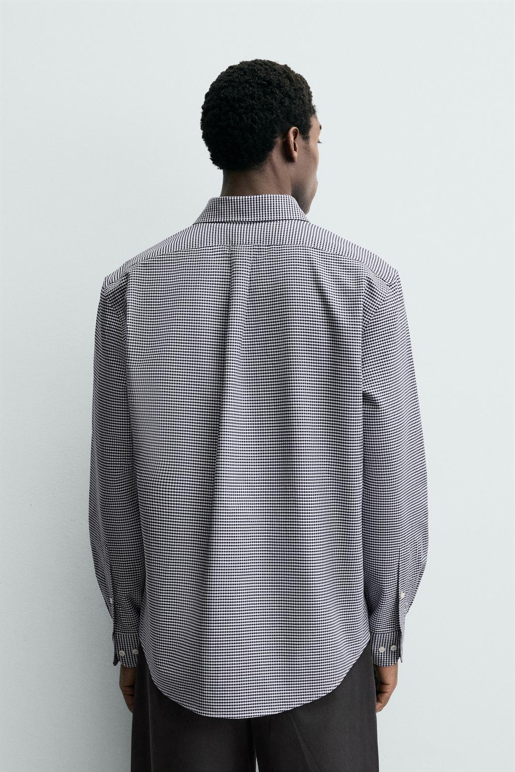 ХЛОПКОВАЯ РУБАШКА В КЛЕТКУ