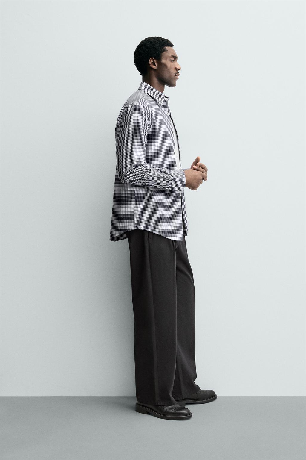 ХЛОПКОВАЯ РУБАШКА В КЛЕТКУ