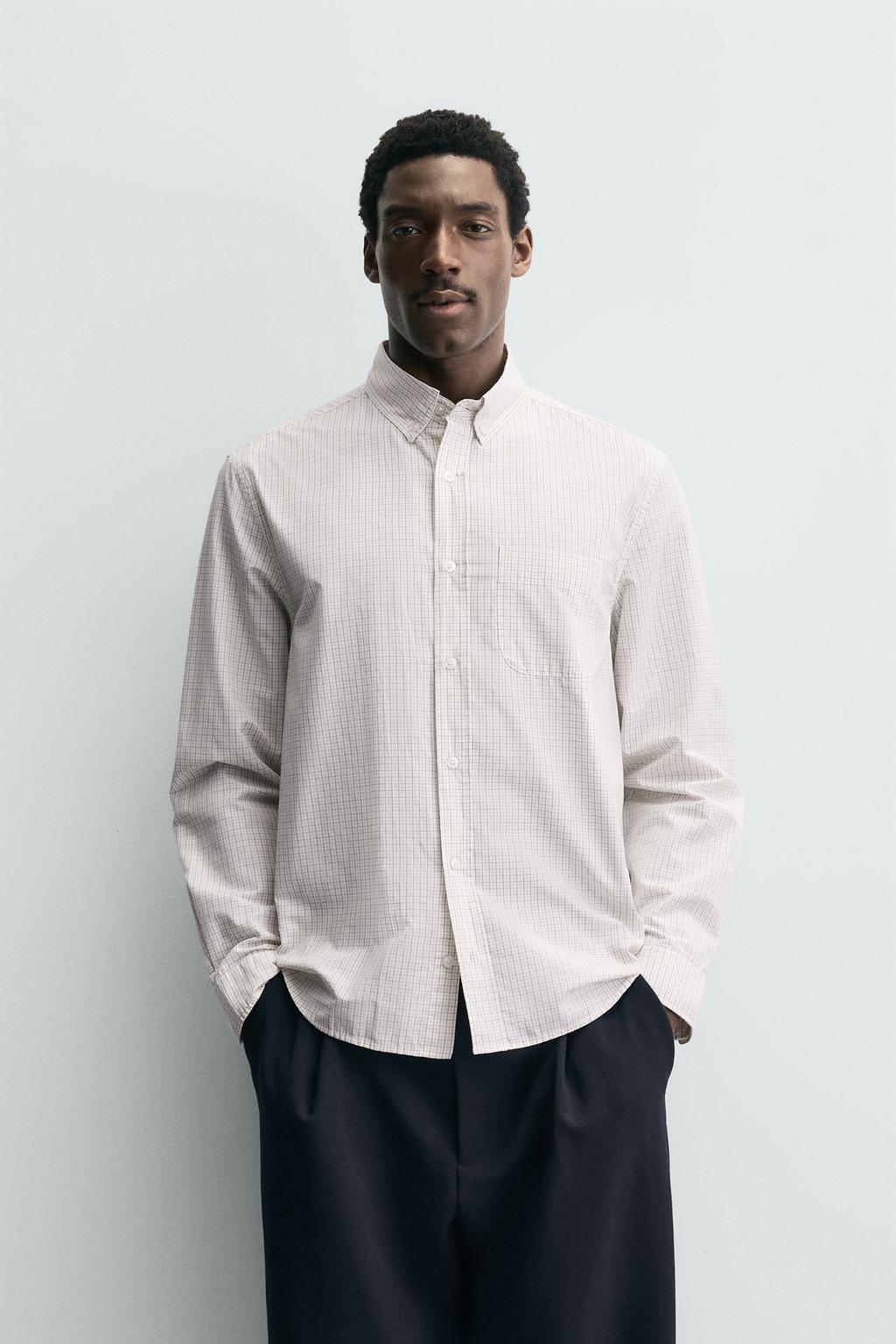 РУБАШКА В КЛЕТКУ С КАРМАНОМ