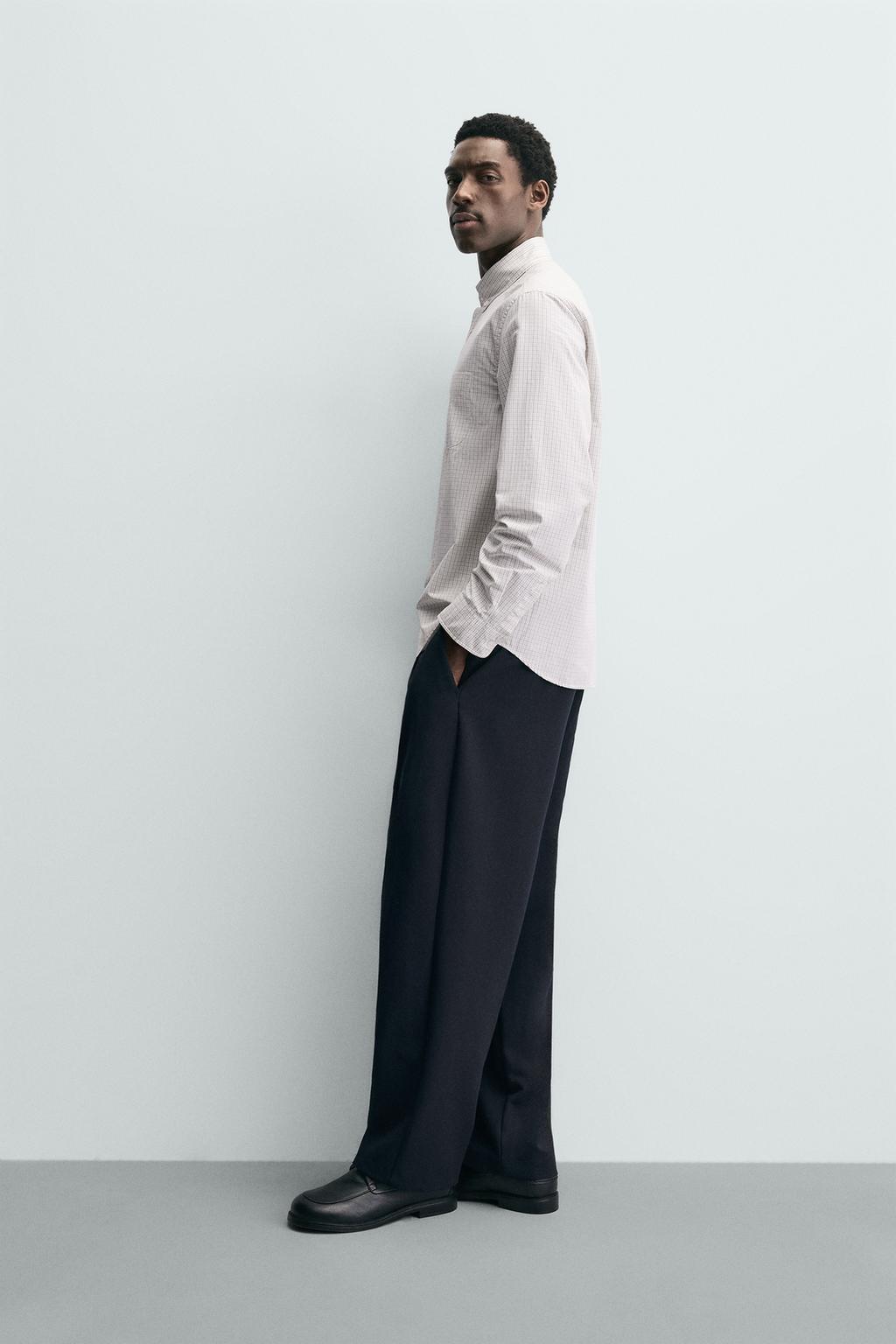 РУБАШКА В КЛЕТКУ С КАРМАНОМ