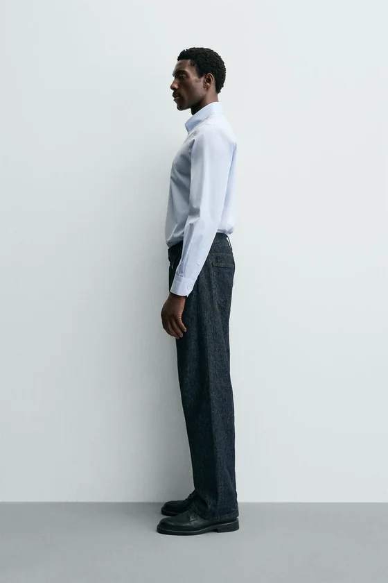 РУБАШКА SLIM FIT ИЗ ХЛОПКА