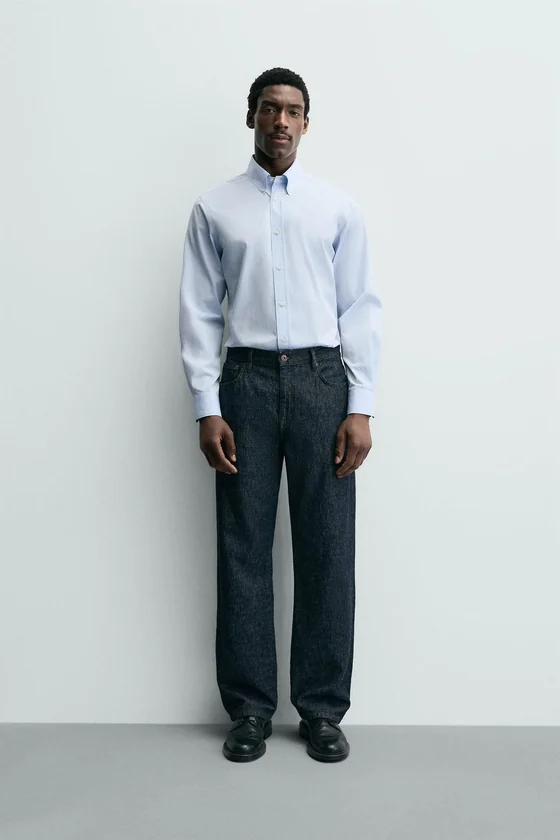 РУБАШКА SLIM FIT ИЗ ХЛОПКА
