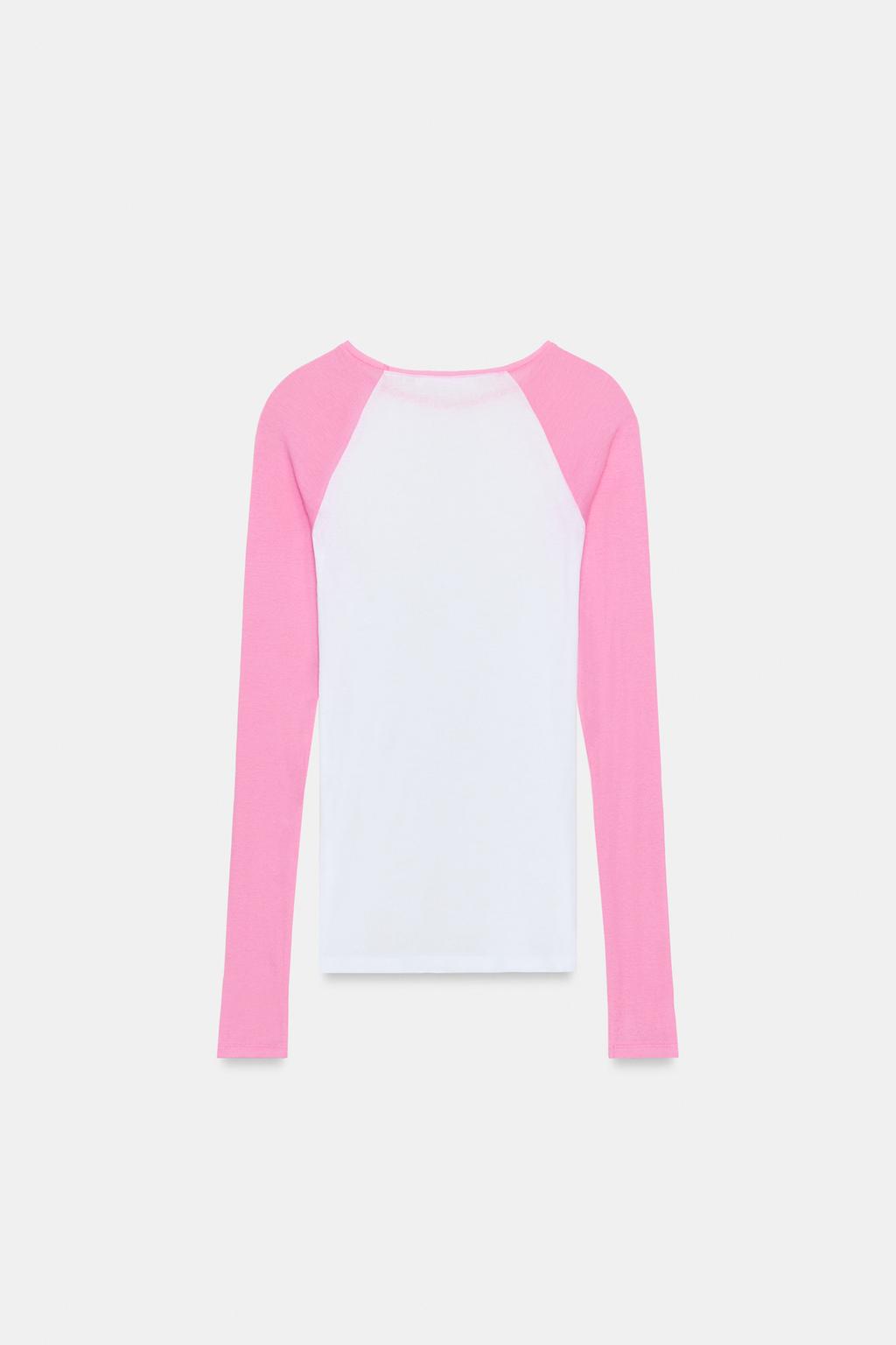 ФУТБОЛКА SUPIMA® С КОНТРАСТНЫМИ РУКАВАМИ