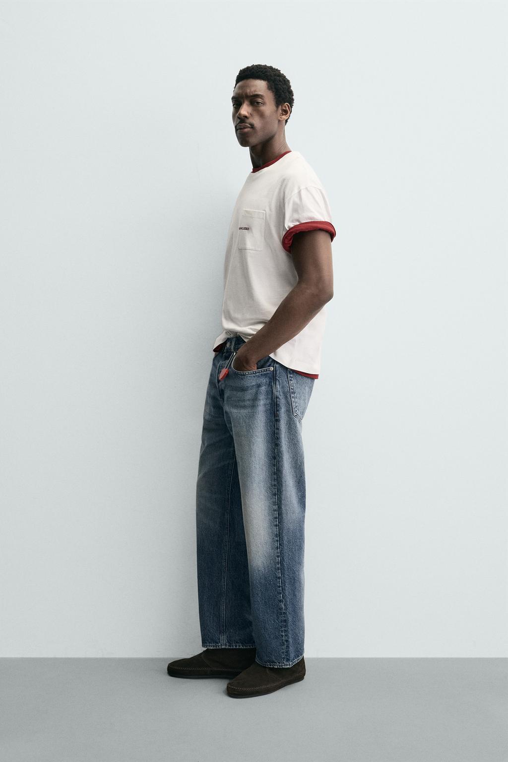 ФУТБОЛКА С КАРМАНОМ И НАДПИСЬЮ