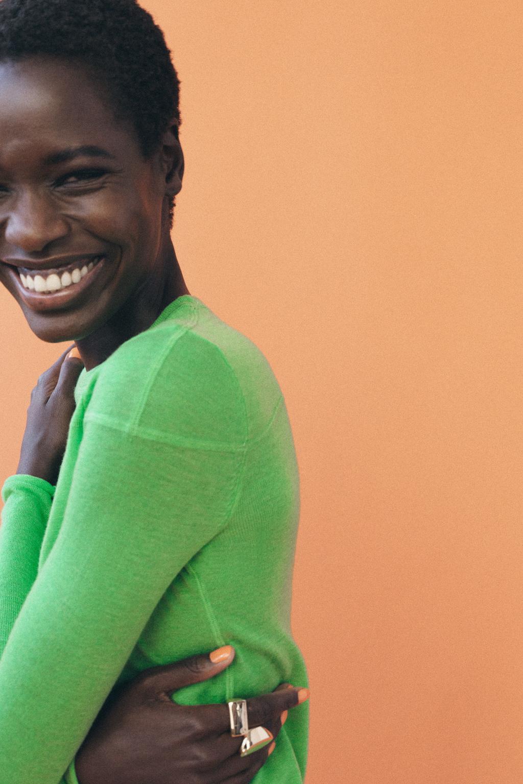 ТОНКИЙ СВИТЕР ИЗ СМЕСОВОЙ ШЕРСТИ