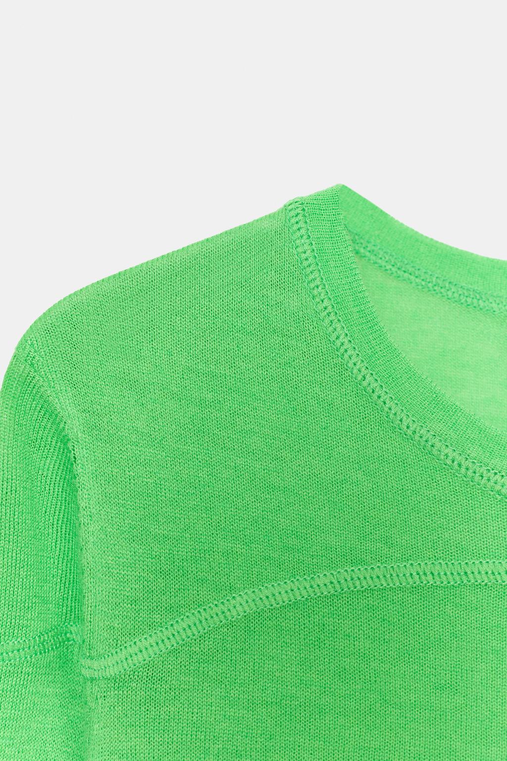 ТОНКИЙ СВИТЕР ИЗ СМЕСОВОЙ ШЕРСТИ