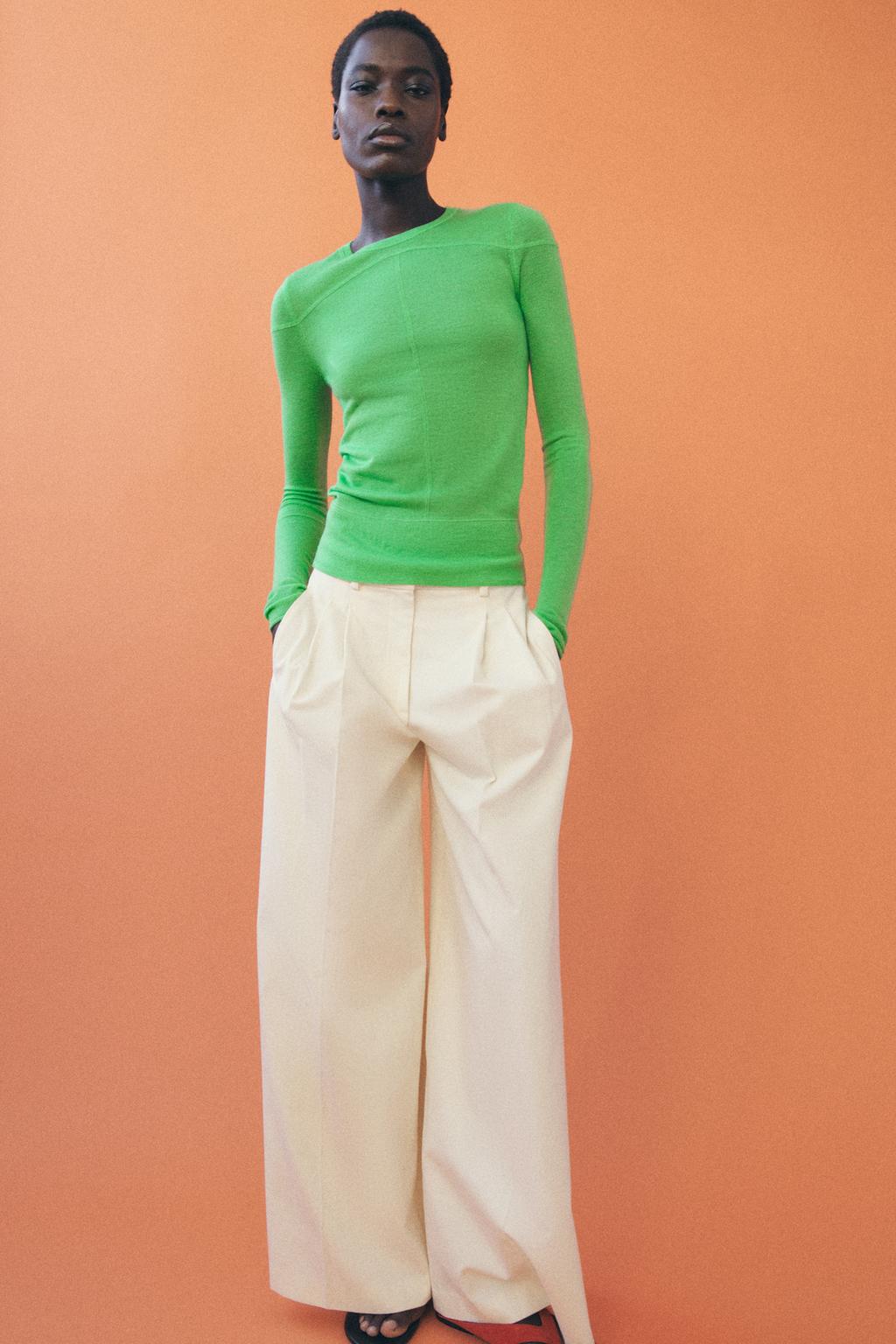 ТОНКИЙ СВИТЕР ИЗ СМЕСОВОЙ ШЕРСТИ