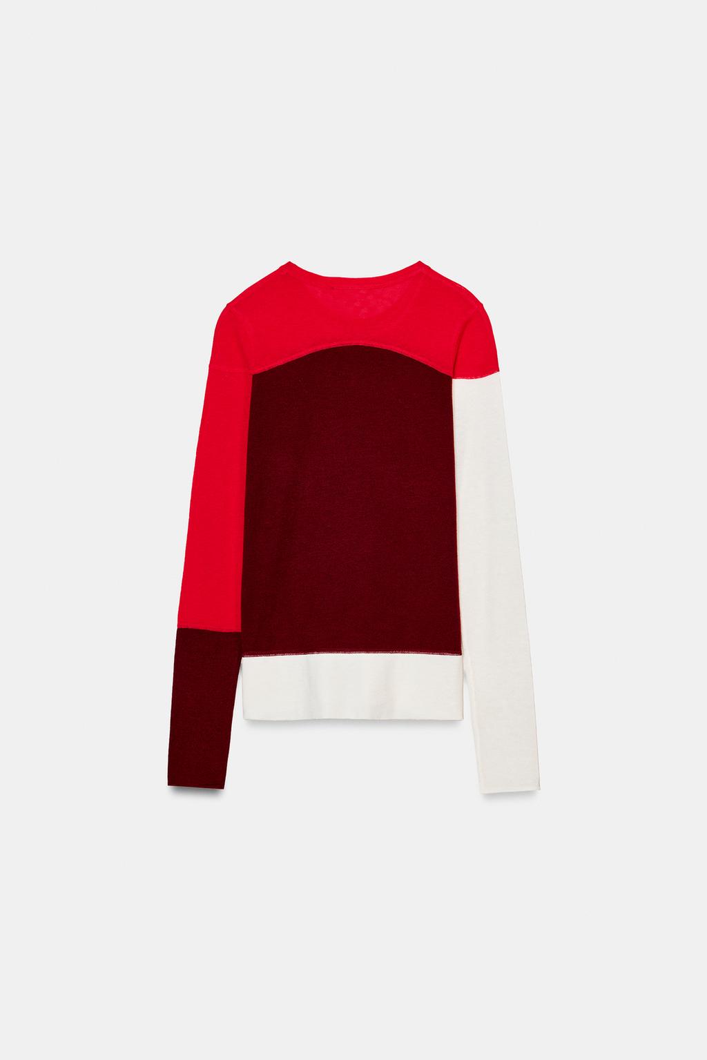 СВИТЕР ИЗ ТОНКОЙ СМЕСОВОЙ ШЕРСТИ