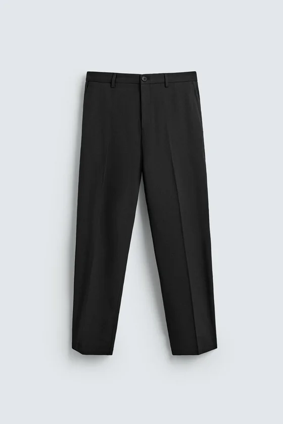 БРЮКИ REGULAR FIT ИЗ СМЕСОВОЙ ШЕРСТИ NON IRON