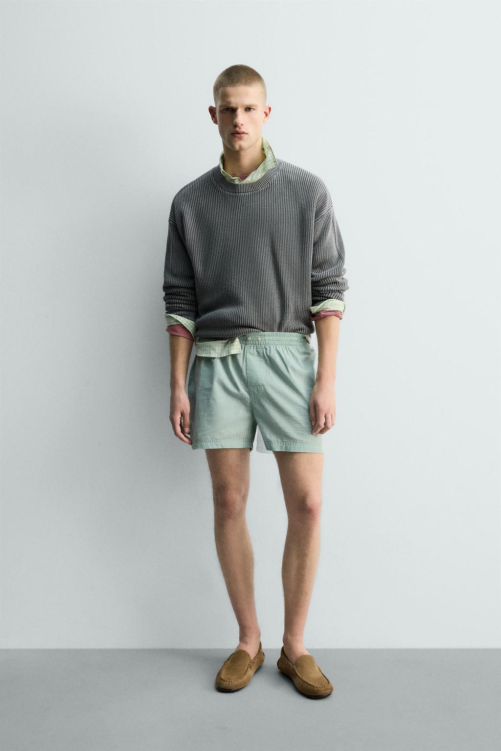 НАБОР ИЗ ДВУХ КОМБИНИРОВАННЫХ ТРУСОВ-БОКСЕРОВ ИЗ ПОПЛИНА - LIMITED EDITION