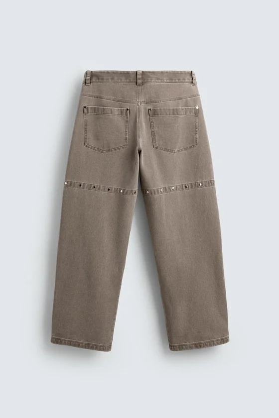 БРЮКИ RELAXED FIT С ЗАКЛЕПКАМИ LIMITED EDITION