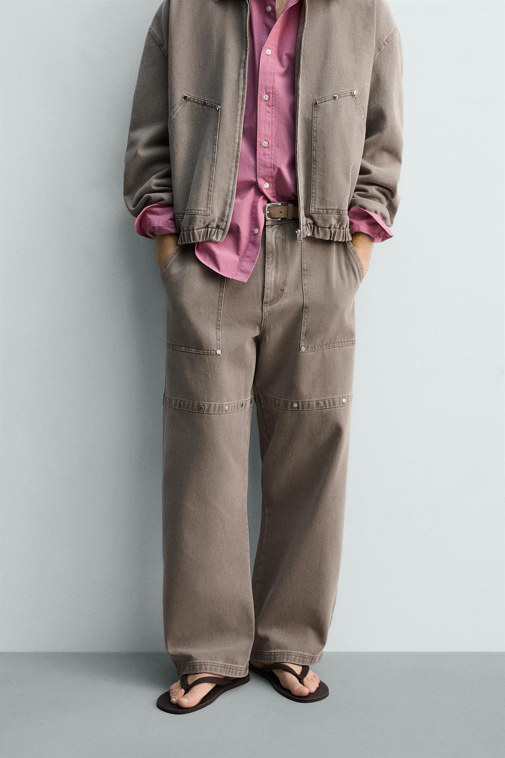 БРЮКИ RELAXED FIT С ЗАКЛЕПКАМИ LIMITED EDITION