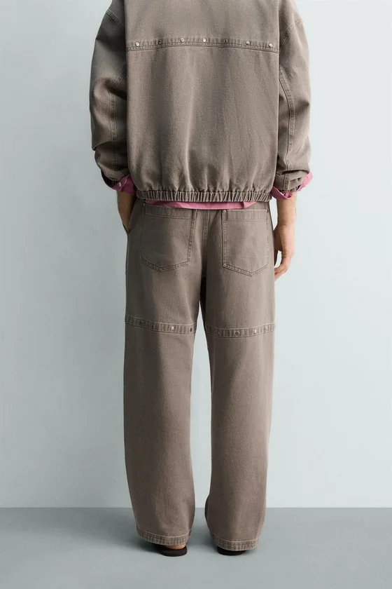 БРЮКИ RELAXED FIT С ЗАКЛЕПКАМИ LIMITED EDITION