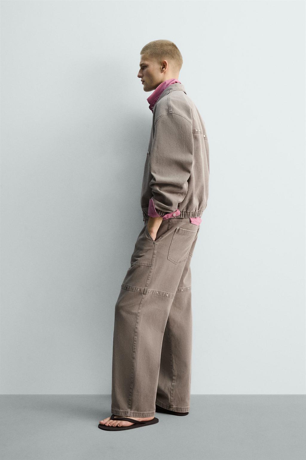 БРЮКИ RELAXED FIT С ЗАКЛЕПКАМИ LIMITED EDITION