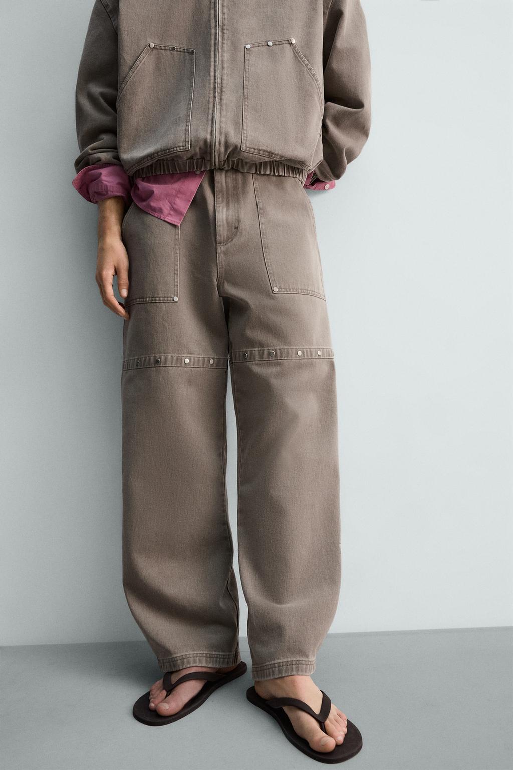 БРЮКИ RELAXED FIT С ЗАКЛЕПКАМИ LIMITED EDITION