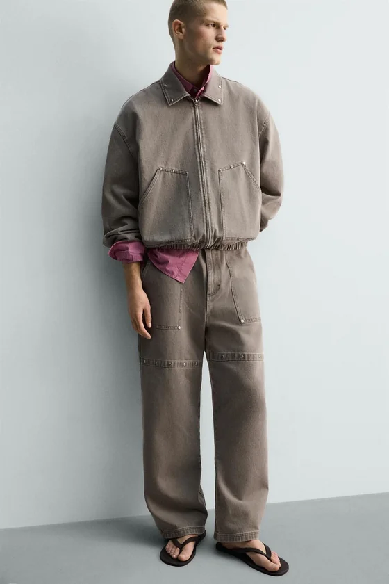 БРЮКИ RELAXED FIT С ЗАКЛЕПКАМИ LIMITED EDITION