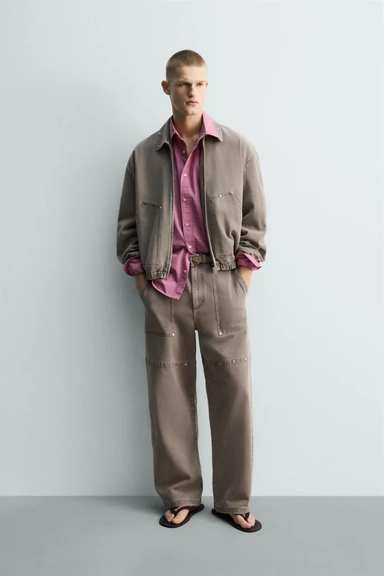 БРЮКИ RELAXED FIT С ЗАКЛЕПКАМИ LIMITED EDITION