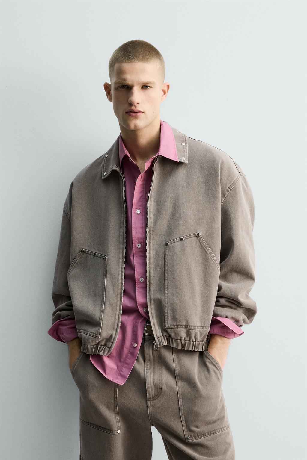 Куртка limited edition relaxed fit с заклепками