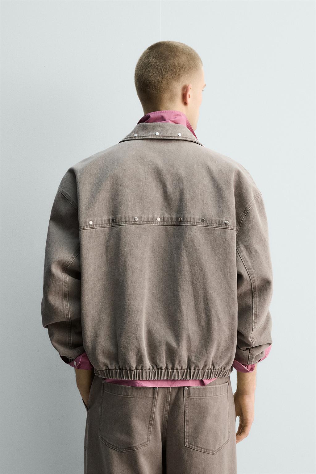 Куртка limited edition relaxed fit с заклепками