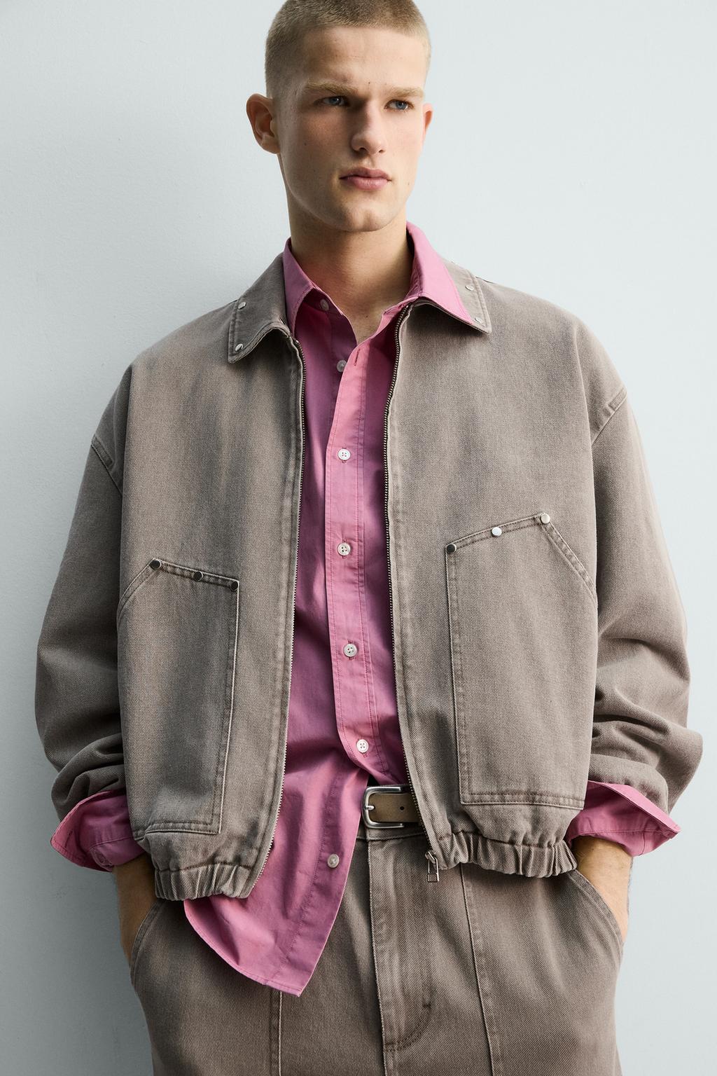 Куртка limited edition relaxed fit с заклепками