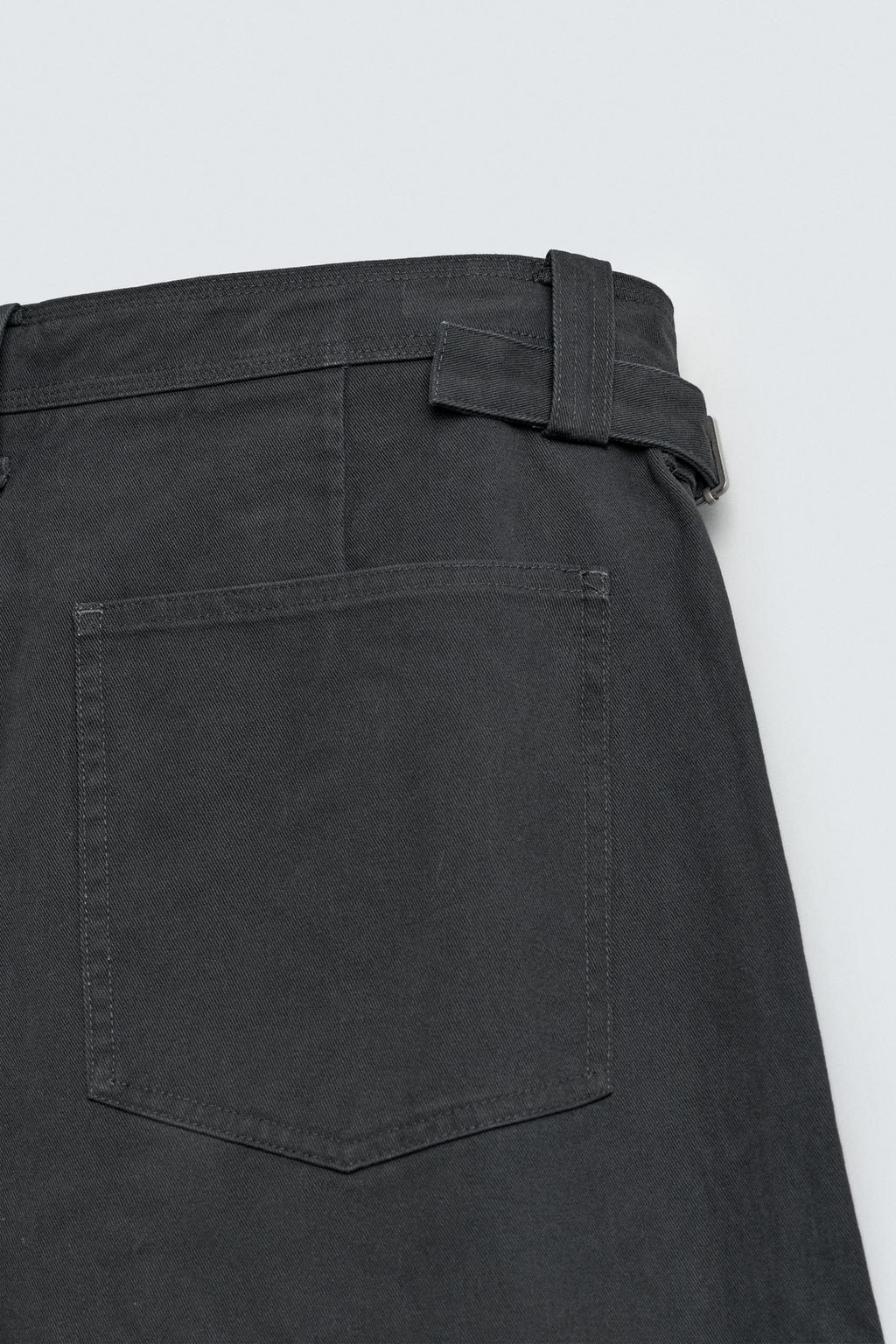 БРЮКИ RELAXED FIT С ИЗМЕНЕННОЙ ЛИНИЕЙ ШВА