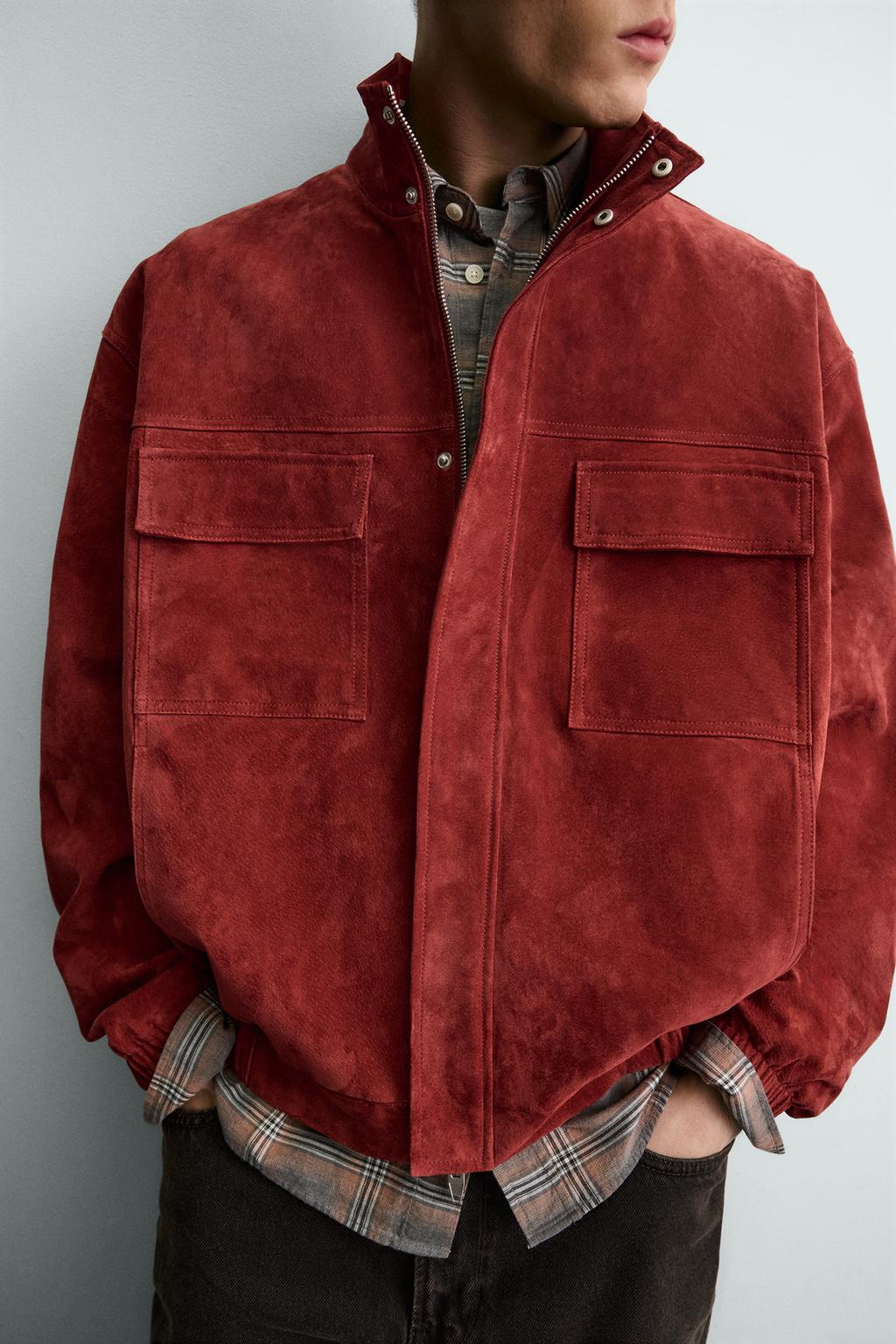 КОЖАНАЯ КУРТКА СВОБОДНОГО КРОЯ