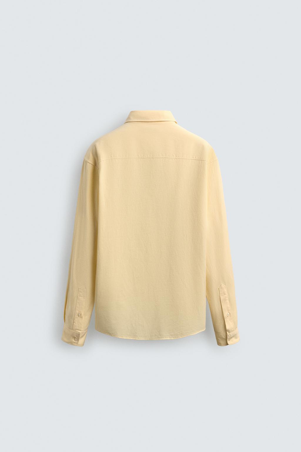 РУБАШКА СВОБОДНОГО КРОЯ С КАРМАНОМ