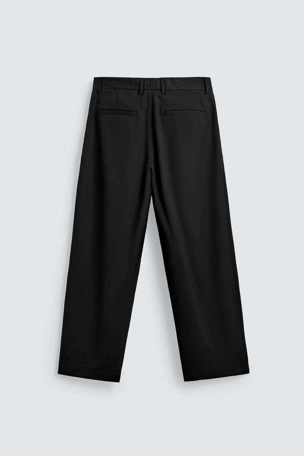 БРЮКИ СО СКЛАДКАМИ И ШЕРСТЬЮ