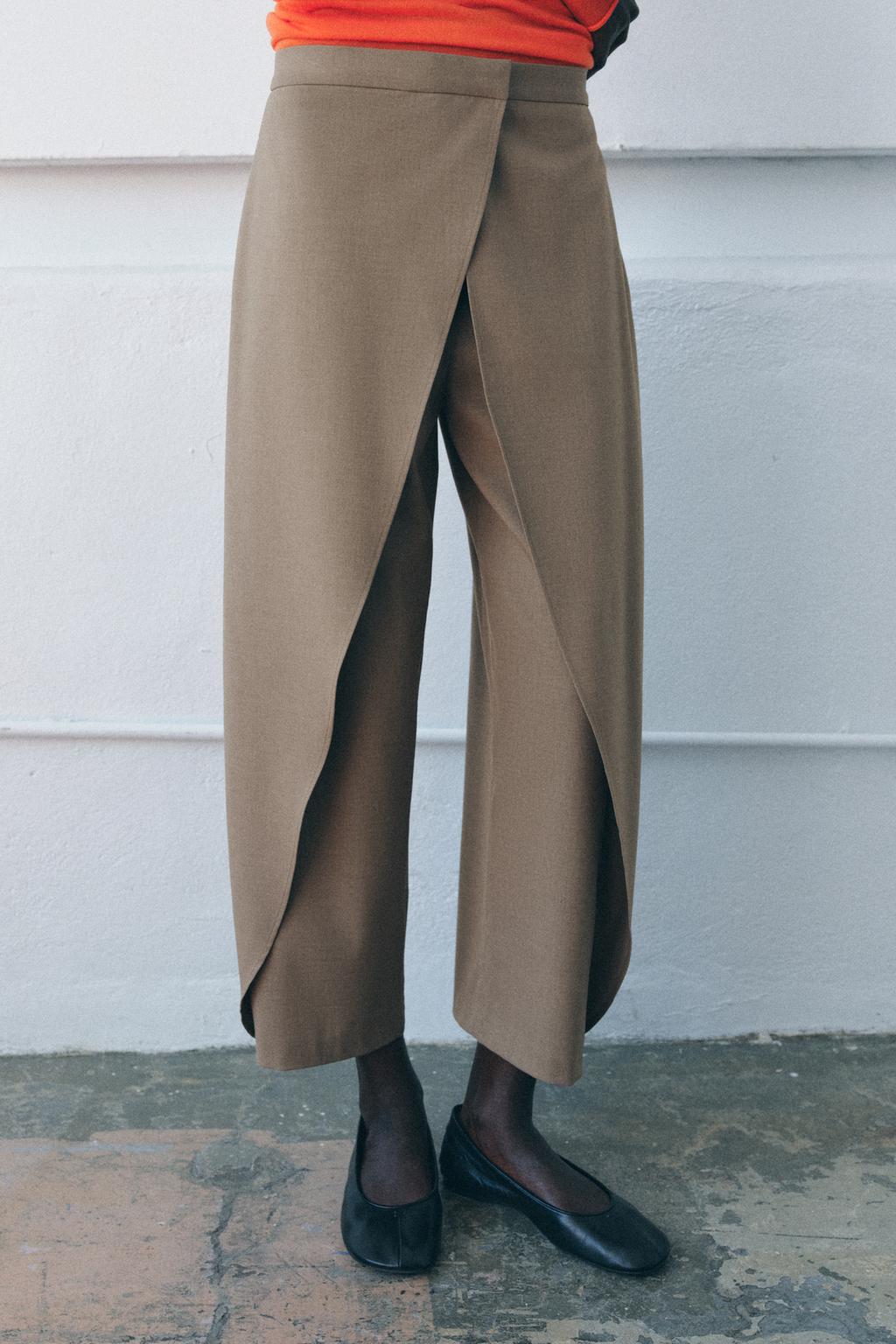 БРЮКИ С ЗАПАХОМ — ZW COLLECTION