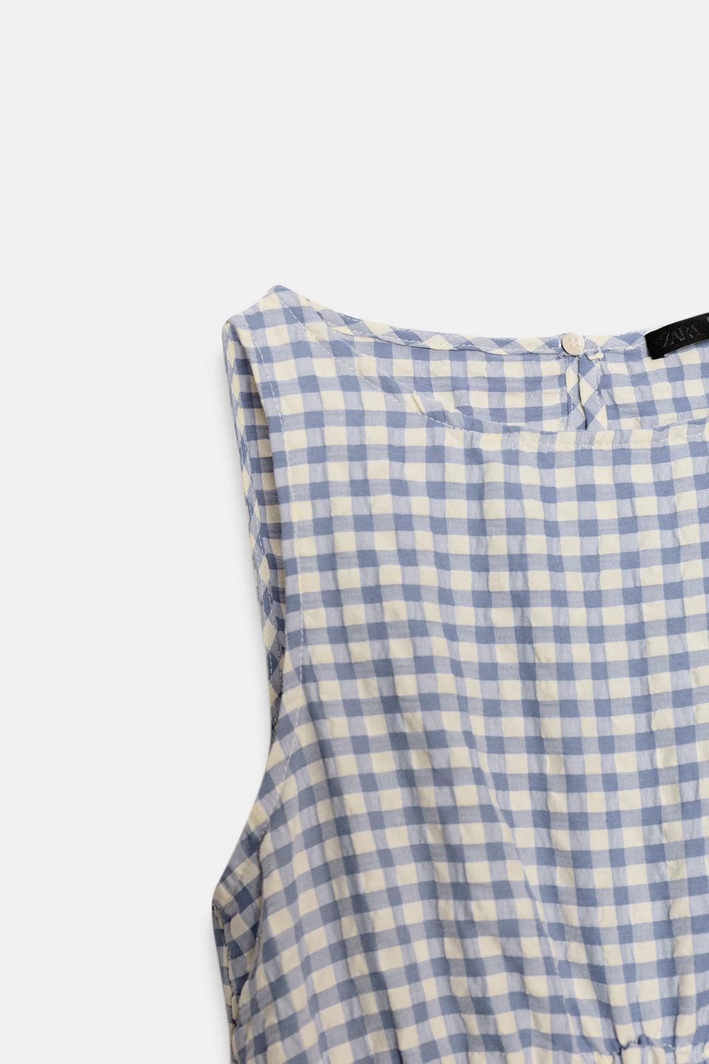 ПЛАТЬЕ МИДИ В КЛЕТКУ ВИШИ