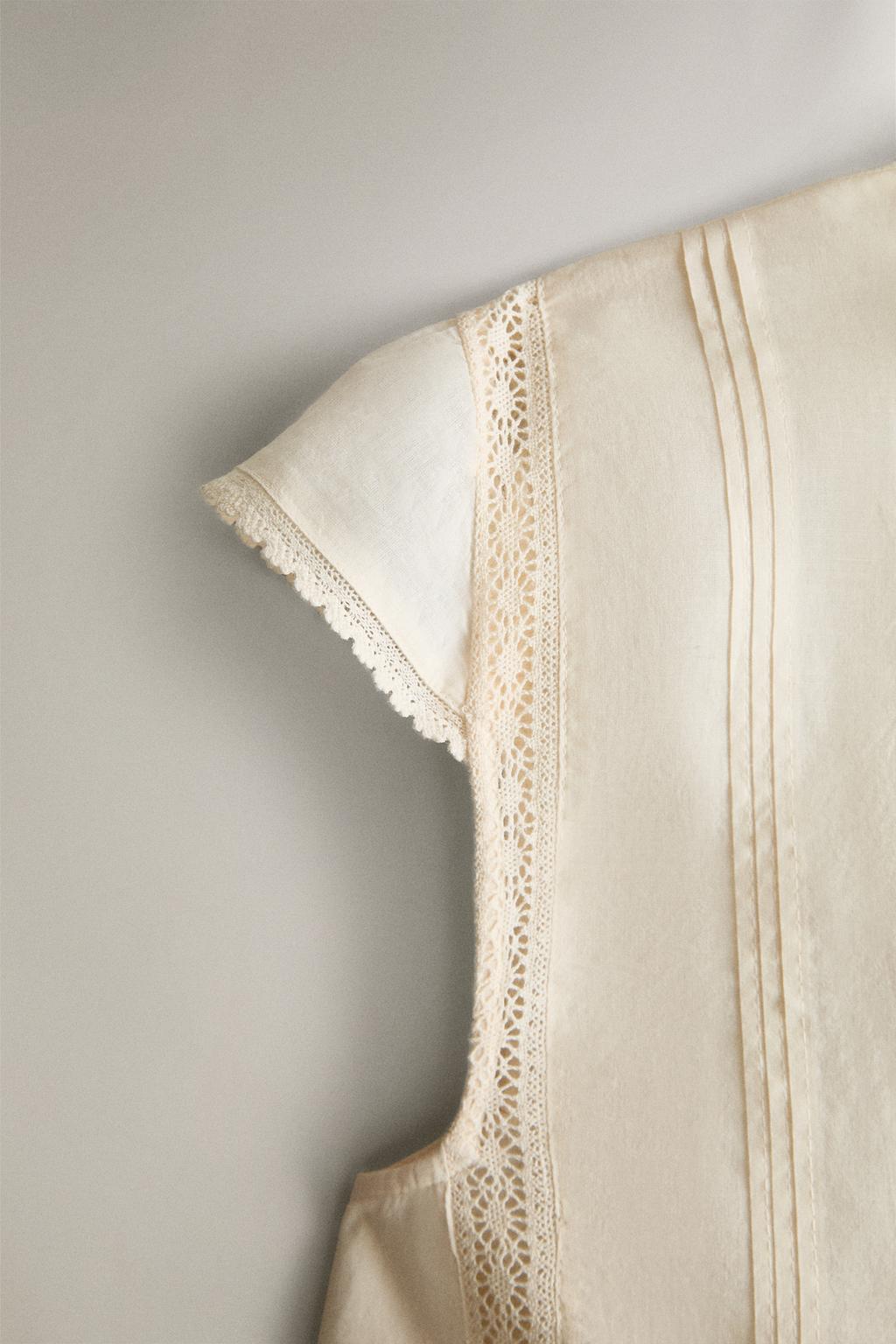 Топ с кружевом