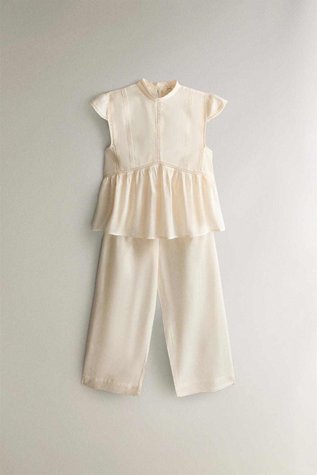 Топ с кружевом