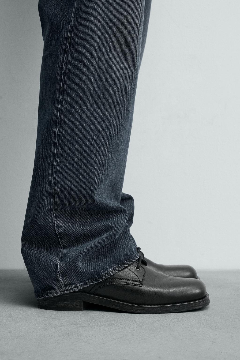 КОЖАНЫЕ БОТИНКИ СО ШНУРОВКОЙ, ОГРАНИЧЕННАЯ СЕРИЯ