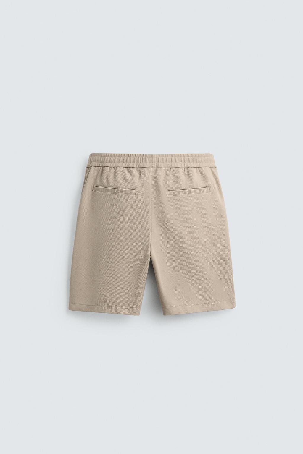 Бермуды из текстурированной ткани комфорт