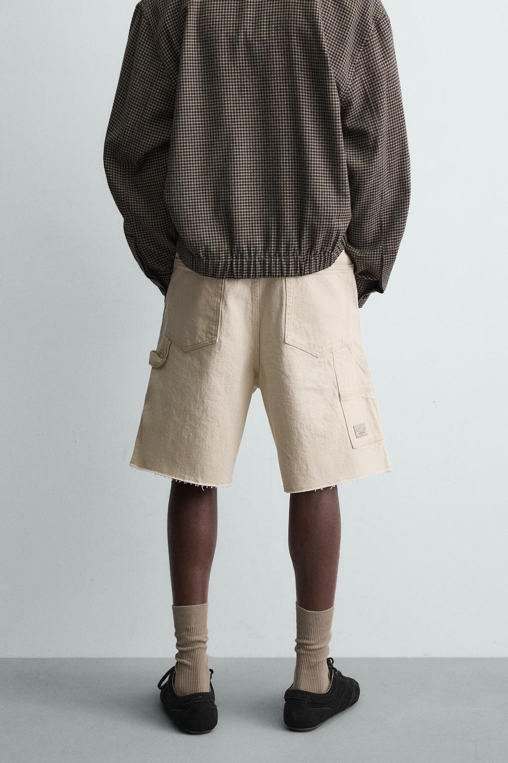 Бермуды с карманами-карпентерами