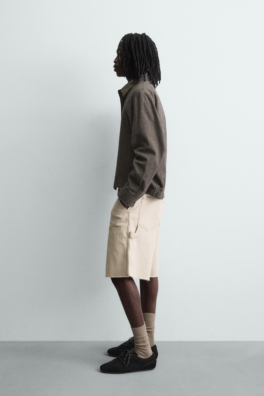 Бермуды с карманами-карпентерами