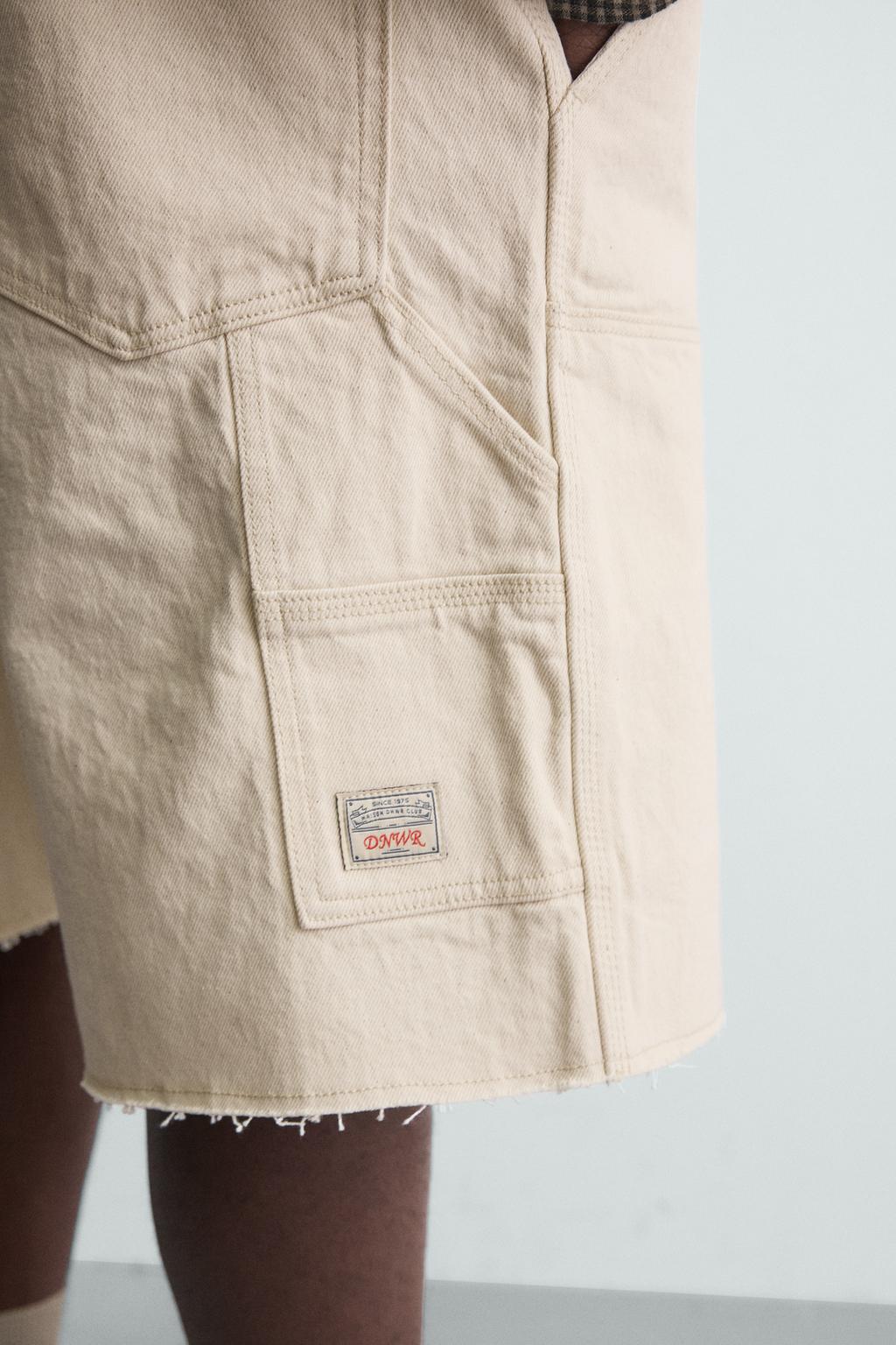 Бермуды с карманами-карпентерами