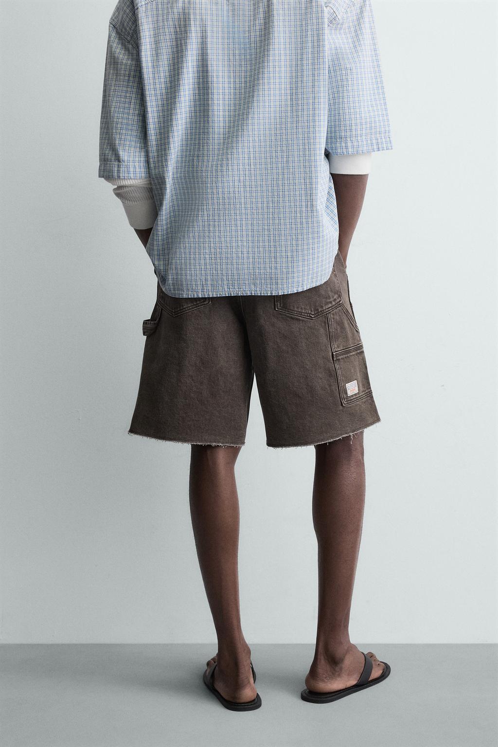 Бермуды с карманом-карпентер