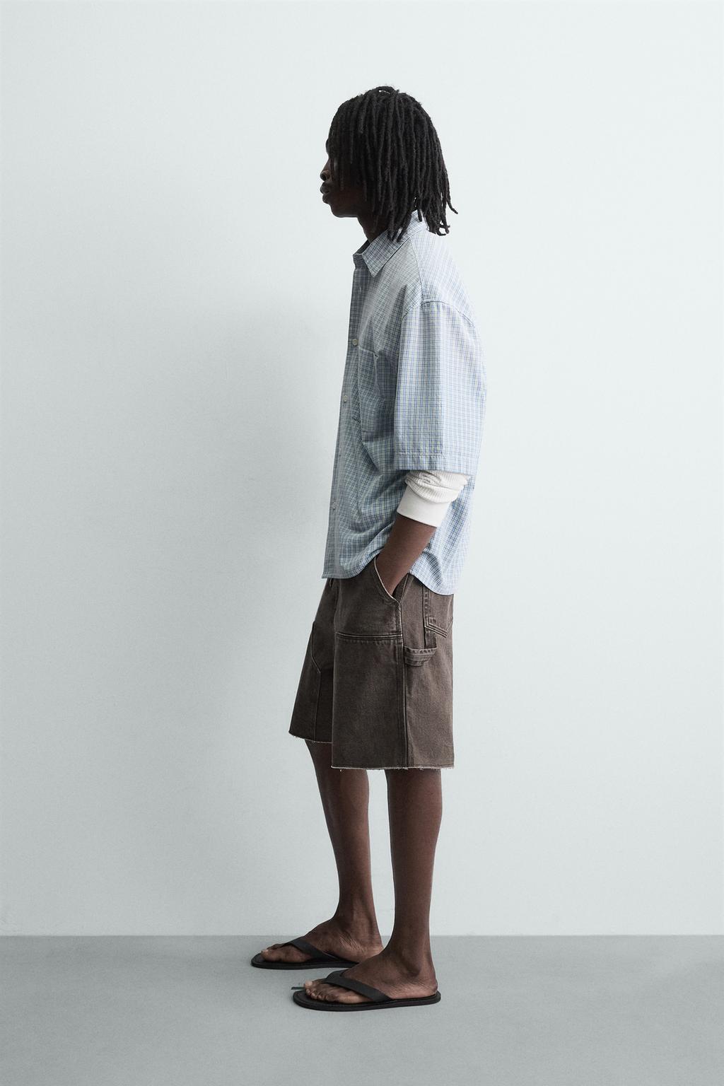 Бермуды с карманом-карпентер