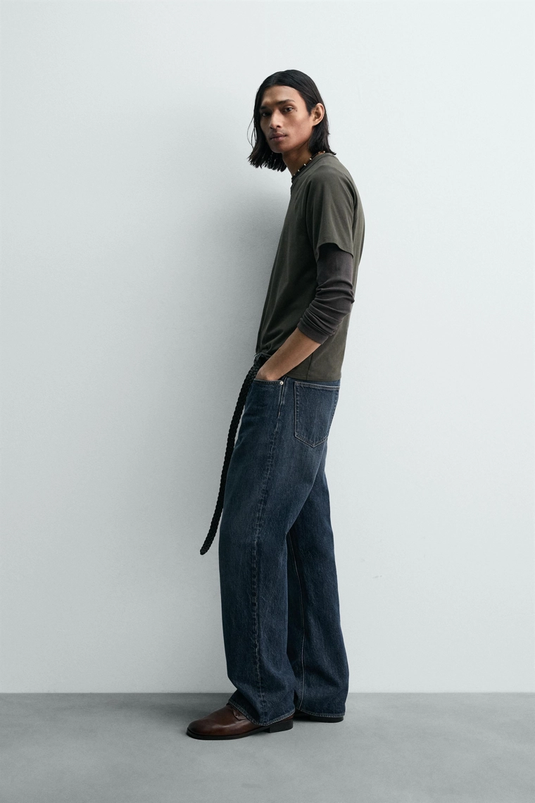 ФУТБОЛКА RELAXED FIT ИЗ ЛЕГКОЙ ТКАНИ