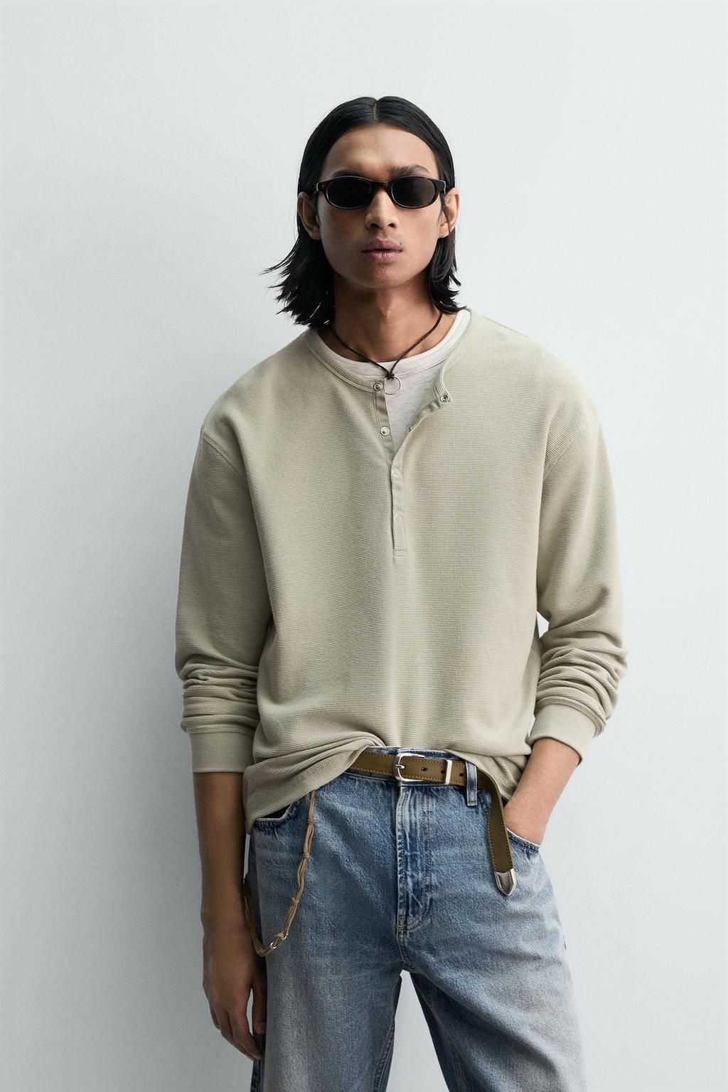 ФУТБОЛКА С ВОРОТНИКОМ НА КНОПКАХ ВАФЕЛЬНОГО ПЕРЕПЛЕТЕНИЯ — LIMITED EDITION