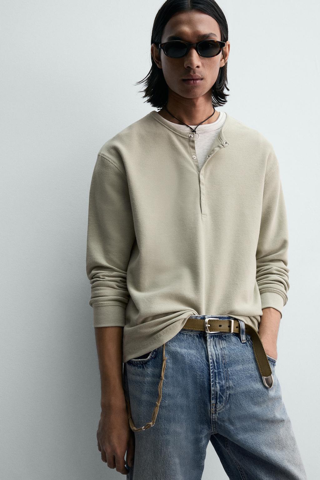 ФУТБОЛКА С ВОРОТНИКОМ НА КНОПКАХ ВАФЕЛЬНОГО ПЕРЕПЛЕТЕНИЯ — LIMITED EDITION