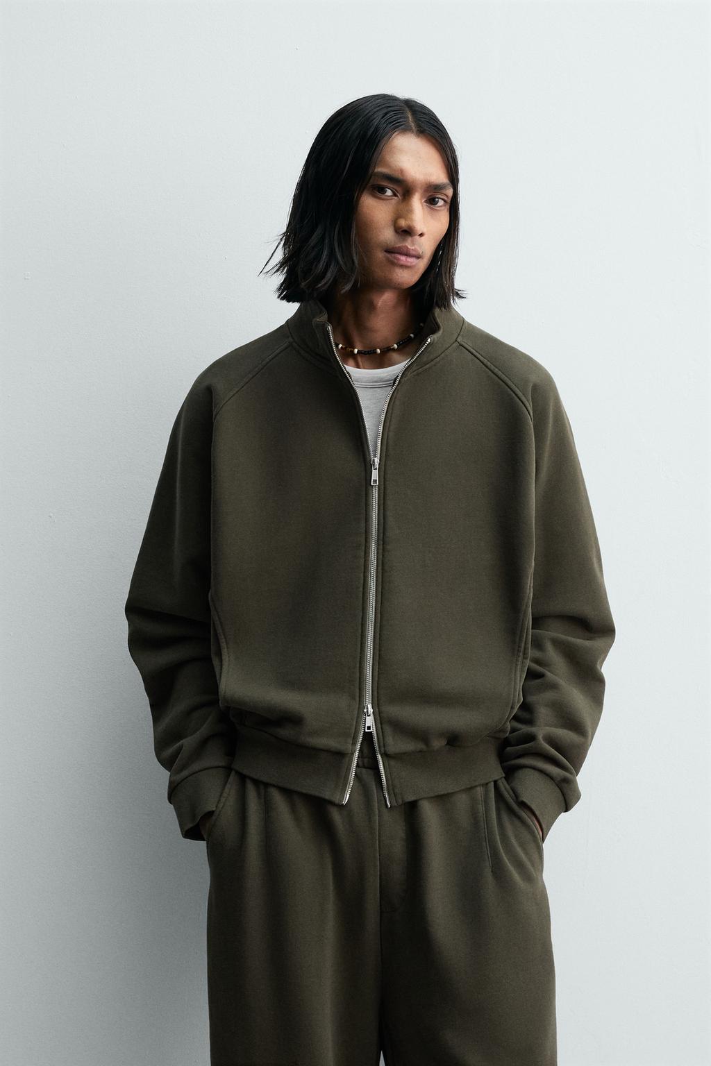 СВИТШОТ СВОБОДНОГО КРОЯ С ЭФФЕКТОМ ПОТЕРТОСТИ