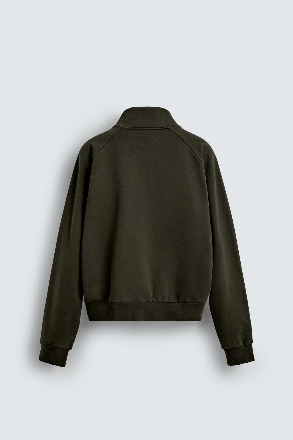 СВИТШОТ СВОБОДНОГО КРОЯ С ЭФФЕКТОМ ПОТЕРТОСТИ