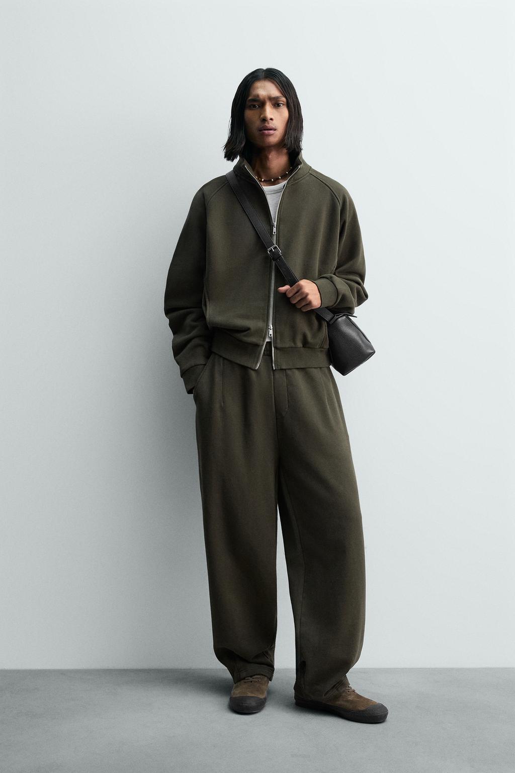 СВИТШОТ СВОБОДНОГО КРОЯ С ЭФФЕКТОМ ПОТЕРТОСТИ