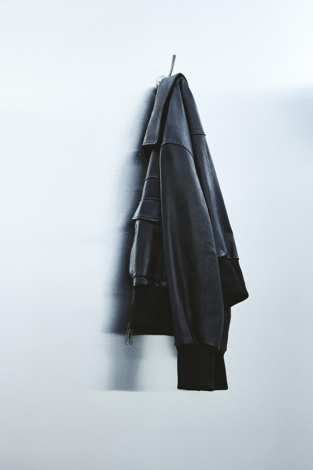 УКОРОЧЕННАЯ КОЖАНАЯ КУРТКА ОГРАНИЧЕННОЙ СЕРИИ